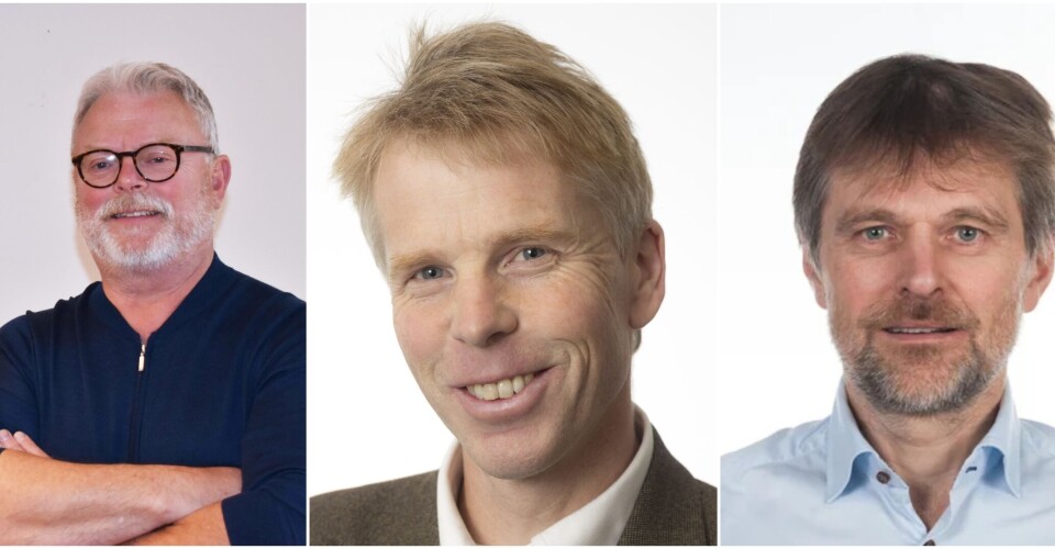From left: Gustav Erik Blaalid, chairman of the jury and chairman of Skipsrevyen AS (Oceanspace Media), Sverre Steen, head of department at the Department of Marine Engineering at NTNU in Trondheim and Hans Jørgen Rambech, senior advisor at Sintef Ocean in Trondheim
