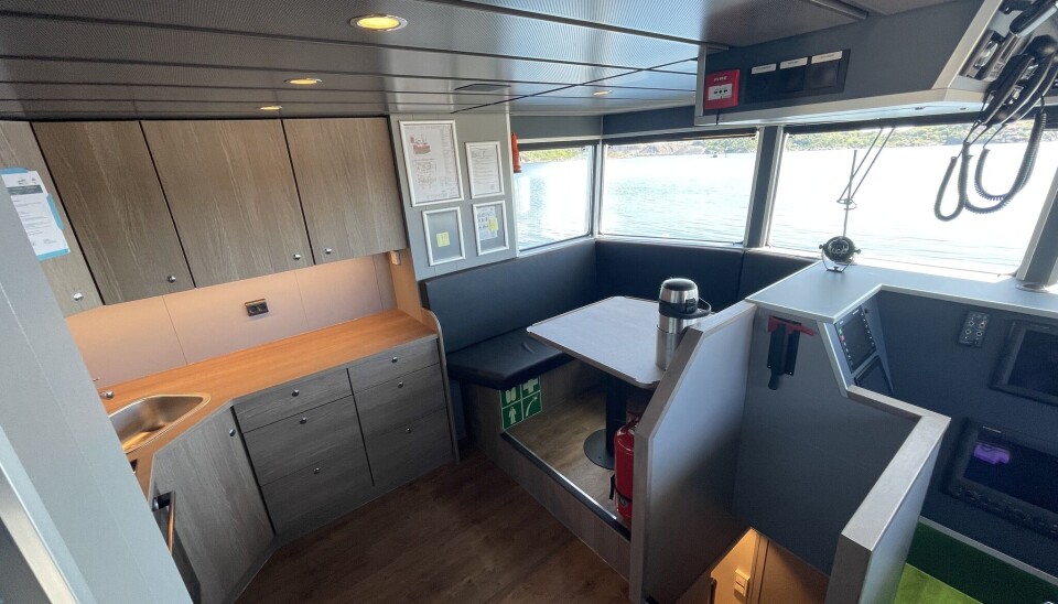 fra innredningen om bord i MS «Kurt H»