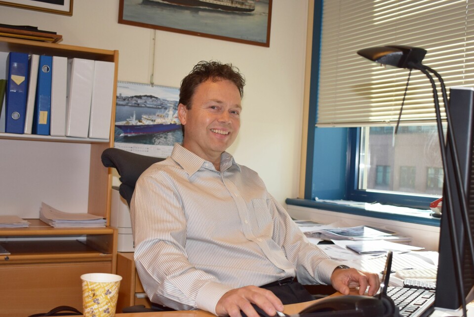 Torbjørn Bringedal har jobbet i LMG Marin siden 1994. Sivilingeniør fra NTH med konstruksjon og hydrodynamikk som spesialområder. Foto: Gustav Erik Blaalid
