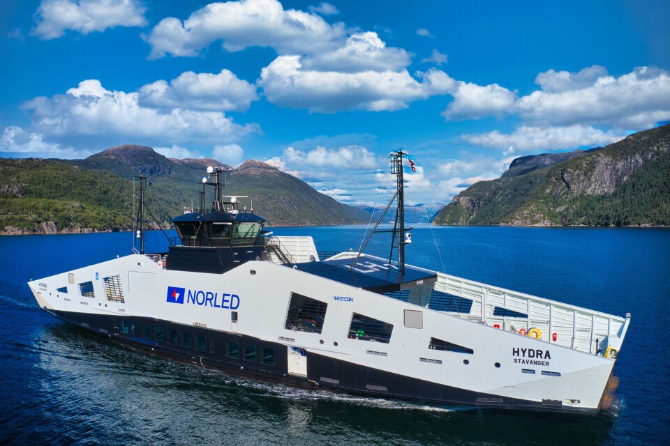 Ship of The Year 2021: MF «Hydra». Foto: Norled Ship of The Year 2021: MF «Hydra». Foto: Norled