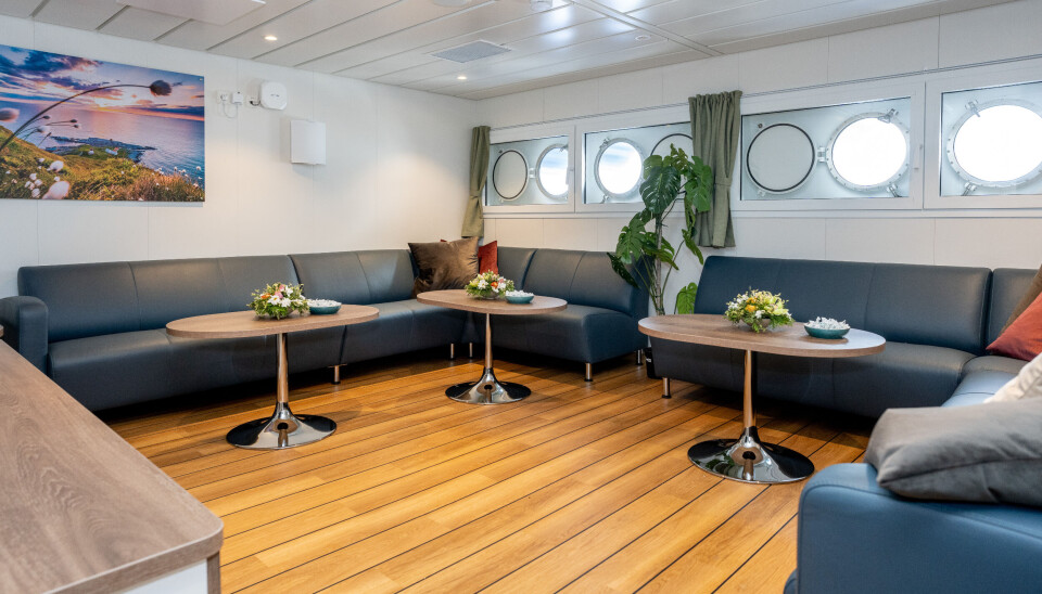 Vard Accommodation har stått for innredningen om bord