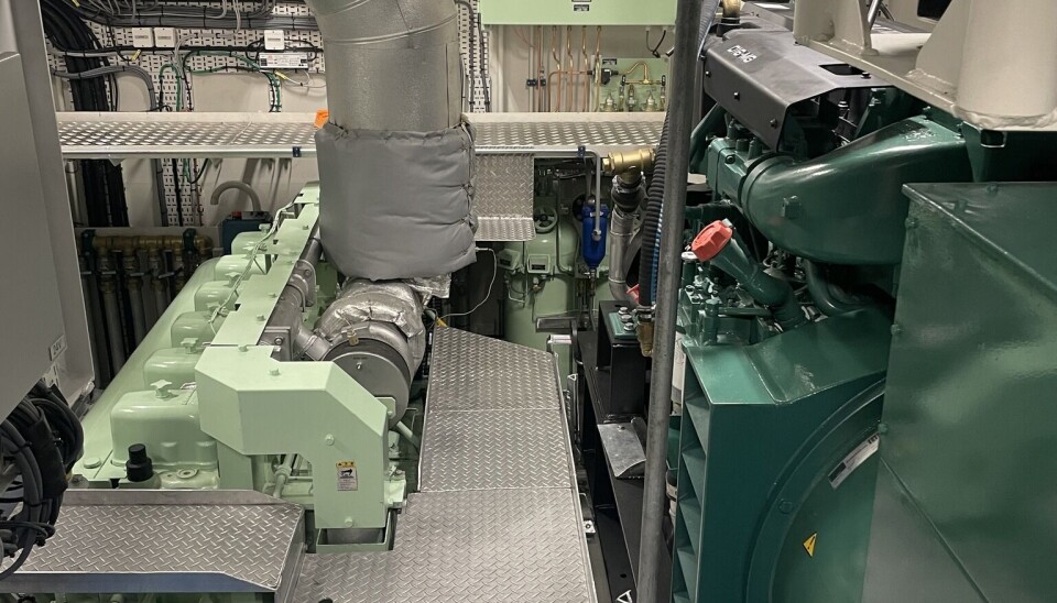 Med en ytelse på 600 kW er det krefter nok i skipets hjerte. Yanmar har levert hovedmotoren, mens Finnøy har levert alt av propeller og styresystemer.