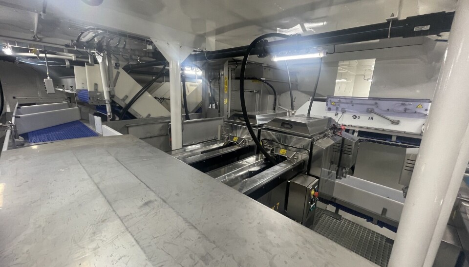 Under dekk ligger fabrikken, som skal produsere fisken etter hvert som den kommer om bord.