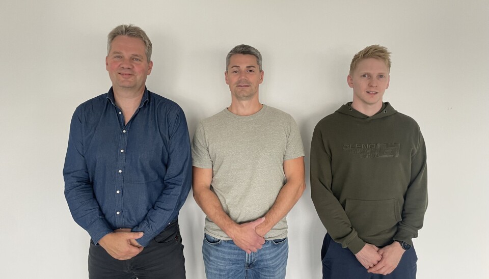 F.v. Per Jarle Røyrvik, Håkon Brox og Tor Espen Myrvoll.