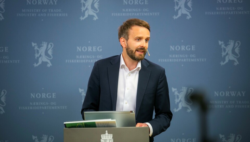Næringsminister Jan Christian Vestre