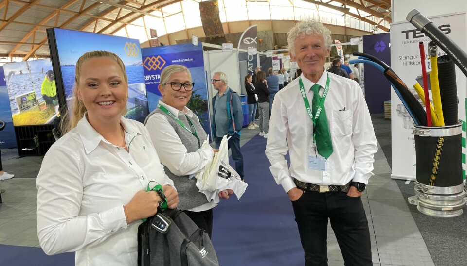 HEKTISK: Det ble travle dager for de rundt 80 bedriftene og organisasjonene som deltok på årets BlueFish Expo i Ålesund.