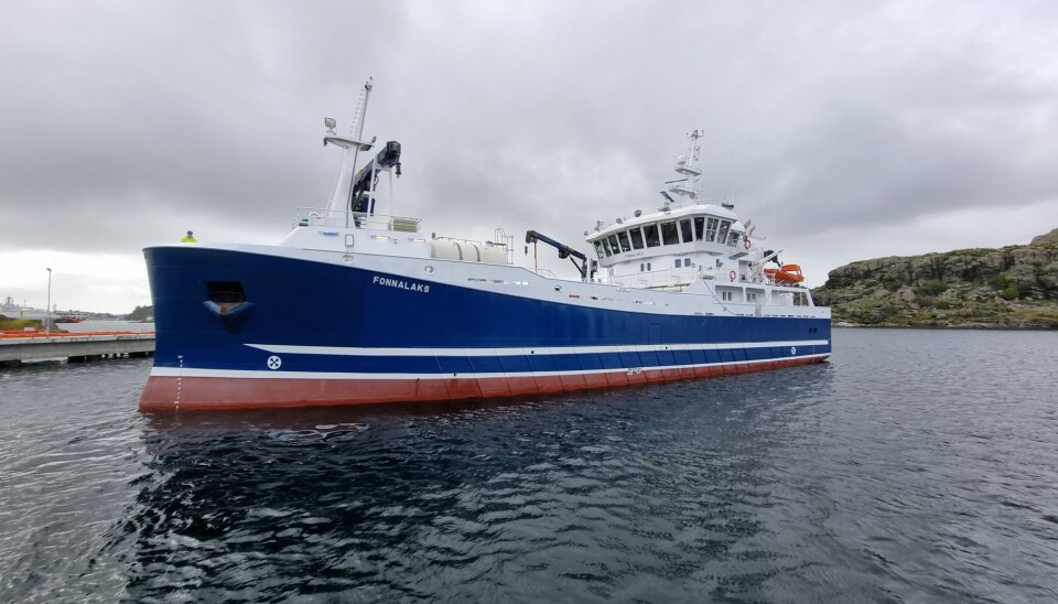 «Fonnalaks» er overlevert fra det spanske verftet Astilleros Balenciaga til Samlaks AS.