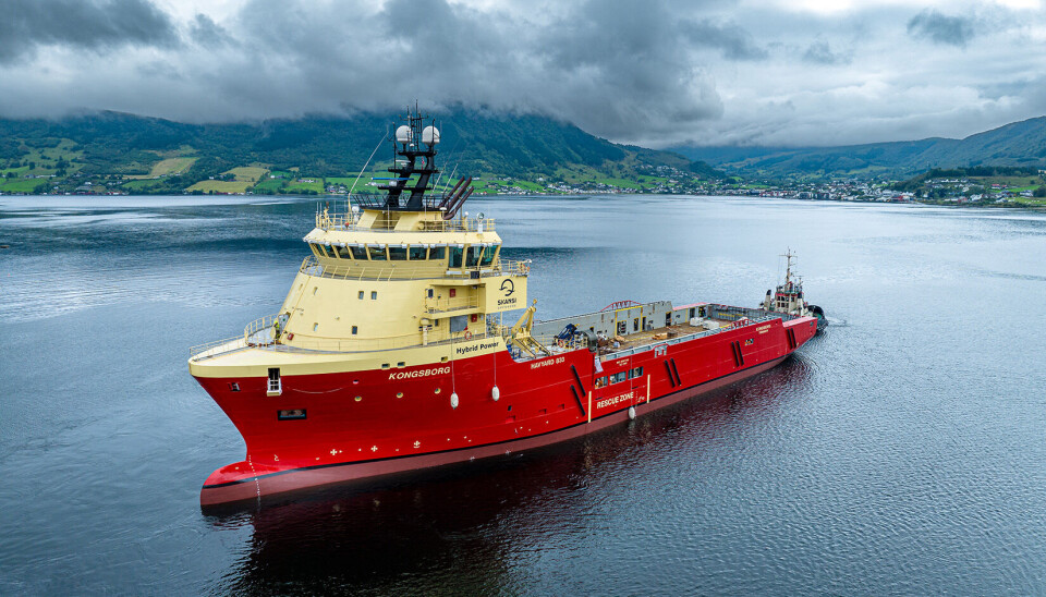 MS «Kongsborg» er blitt hybrid. MS «Kongsborg» er blitt hybrid.