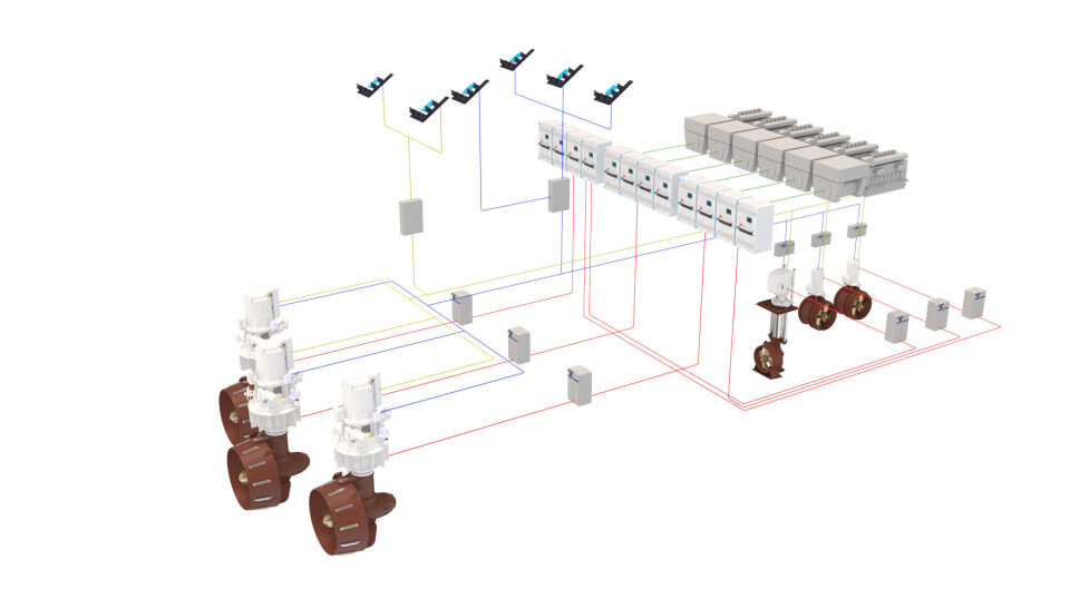Fremdrift og manøvreringssystem for Aurora-serien.