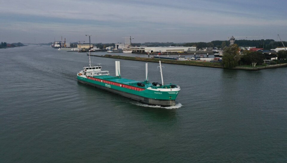 Vindteknologi på skipet «Tharsis» .