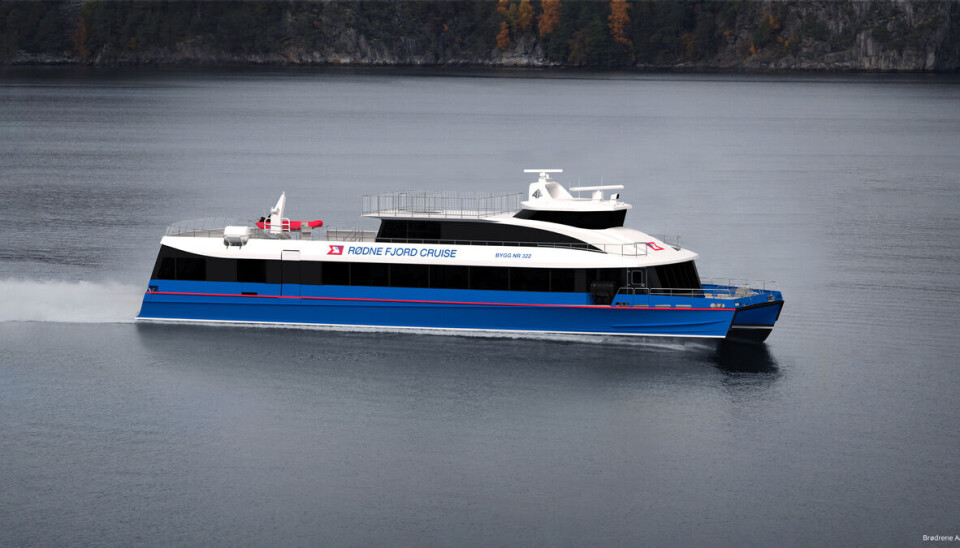 Rødne investerer i stor, ny hybridbåt til Bergen