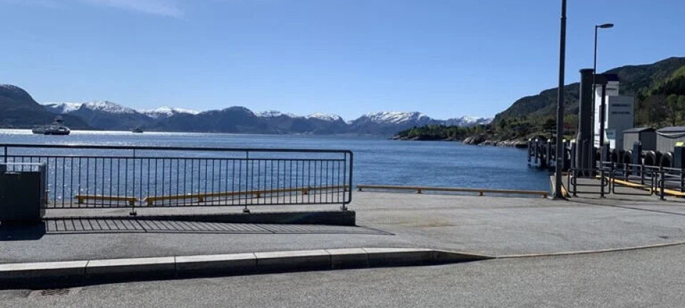 Hendelsen har skjeddd på ferjesambandet Lavik - Opedal i Vestland fylke.