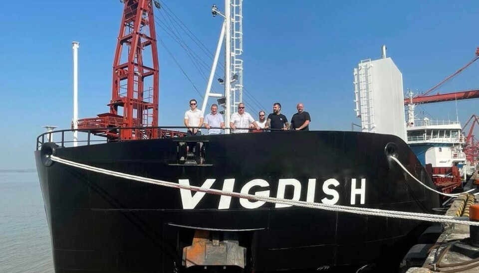 MS «Vigdis H» klar for avgang. MS «Vigdis H» klar for avgang.