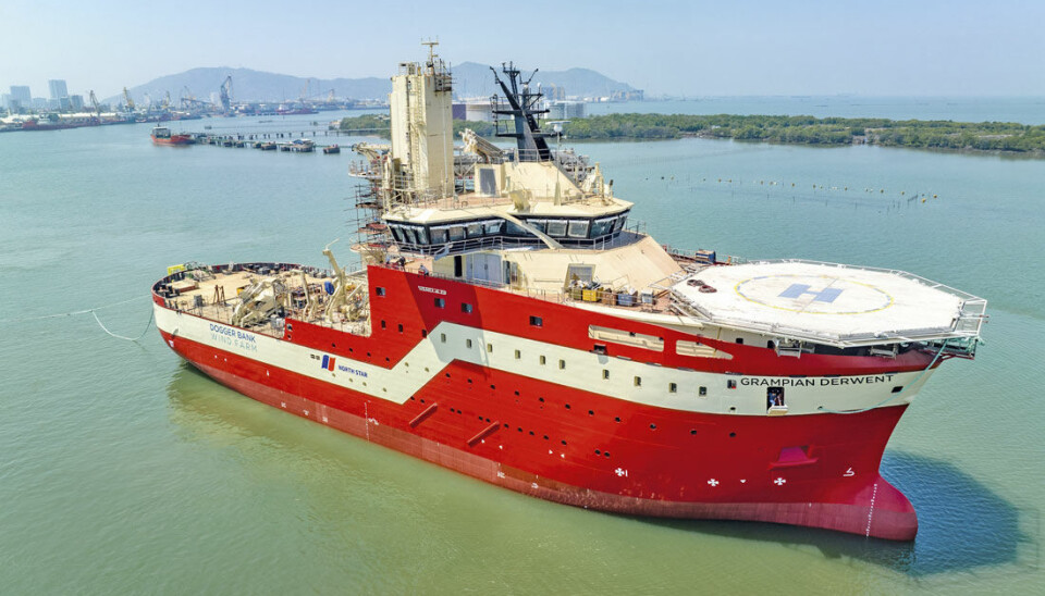 «Grampian Derwent» er den andre av fire identiske fartøy som skal leveres til North Star: