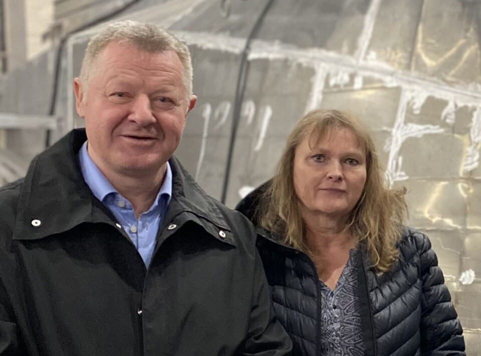 Bård og Elisabeth Meek er glade for å få tilbake driften på verftet.