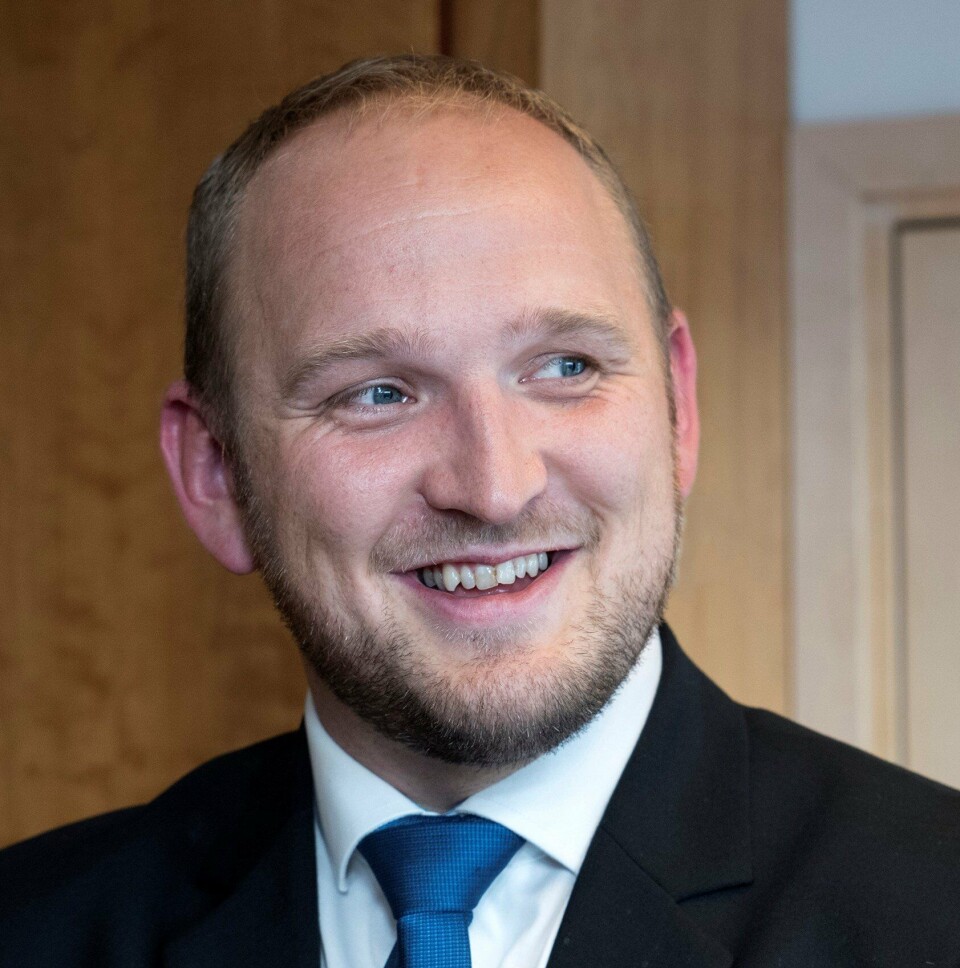 Samferdselsminister Jon Georg Dale. Foto: Olav Heggø