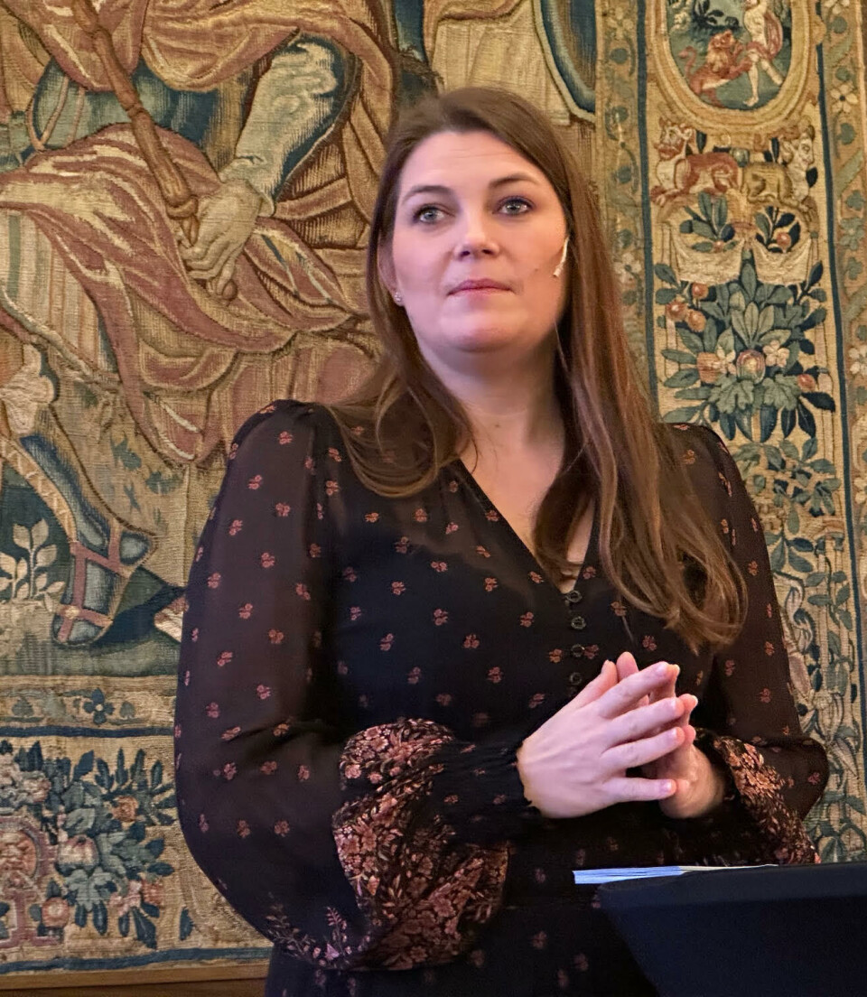 Fiskeri- og havminister Cecilie Myrseth (AP).