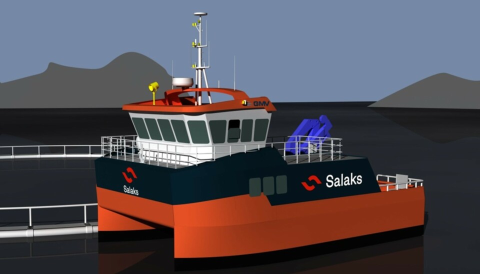 Slik vil den nye servicekatamaranen se ut.