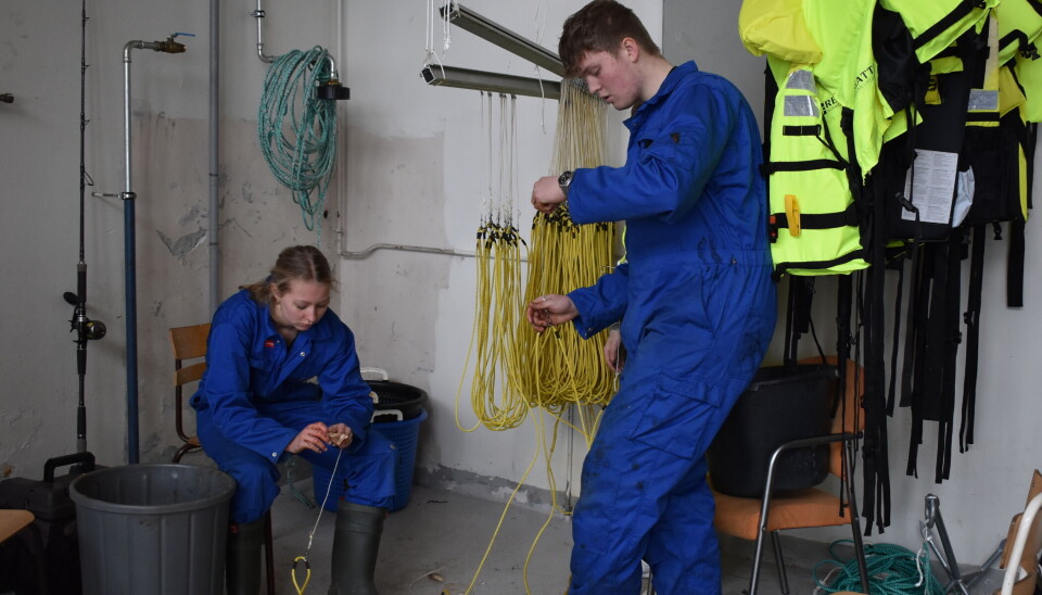 Trivsel står sterkt i både Naturbruk og Fiske og Fangst-linja ved Ålesund videregående skole. - Frihet under ansvar er noe elevene er godt kjent med, forteller kontaktlærer Vegar M. Homlong.