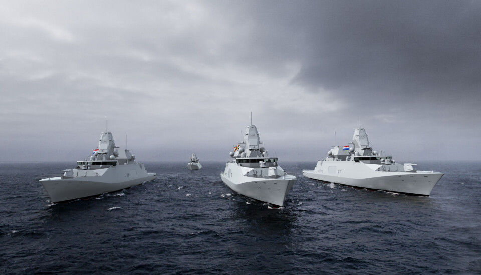 Kongsberg Maritime skal levere til nederlandske fregatter
