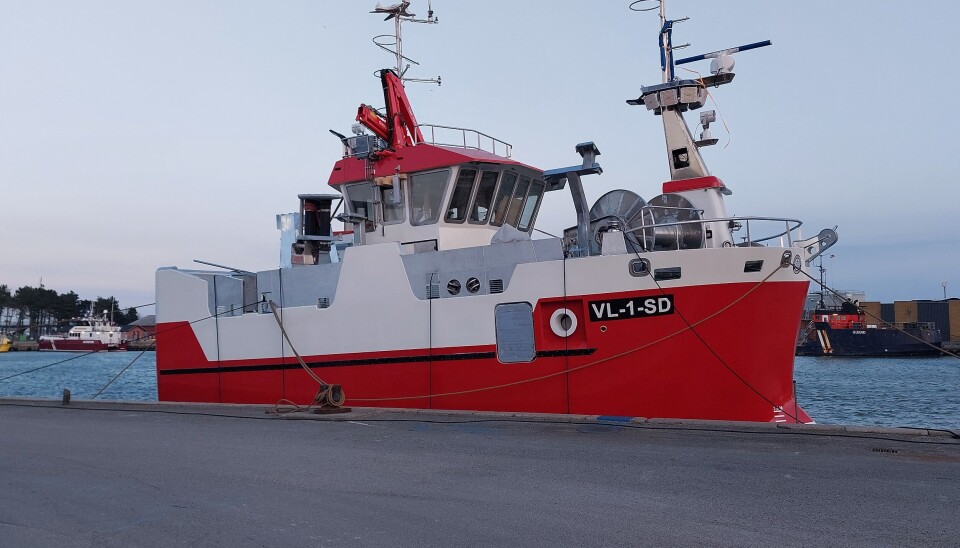 Topp moderne og godt utrustede MS «Stording» på plass ved utrustningskaien ved Bredegaard Boats.