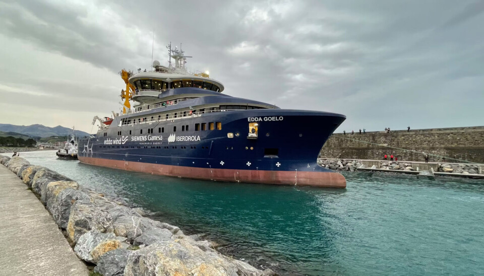 Astilleros Balenciaga i Spania overleverte like før påske «Edda Goelo» til Edda Wind.