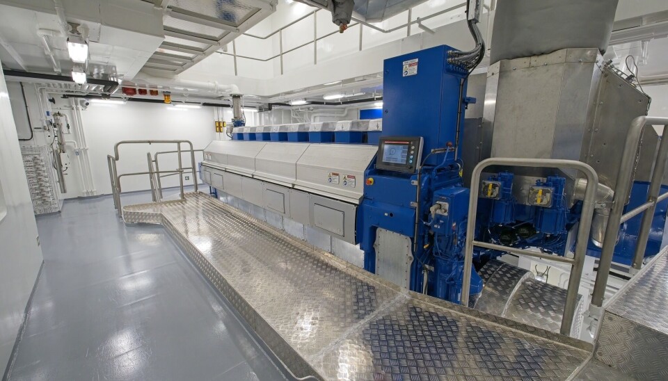 Hovedmotoren er fra Wärtsilä.