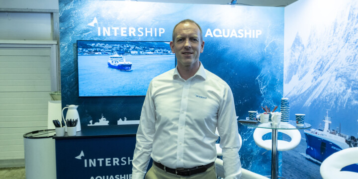 Viseadministrerende direktør Joar Gjerde i Intership på HavExpo 2024 forteller at selskapet skal ansatte flere fiskehelseeksperter for å holde tritt med utviklingen.