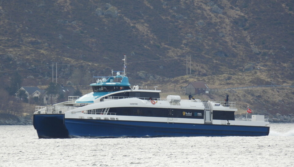 «Fjordtind» seiler på ruten fra Bodø til Gildeskål.