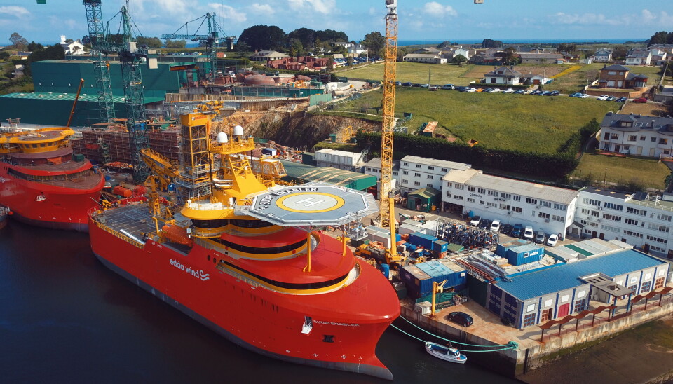 «Sudri Enabler» er levert fra Gondan Shipbuilders til Edda Wind.