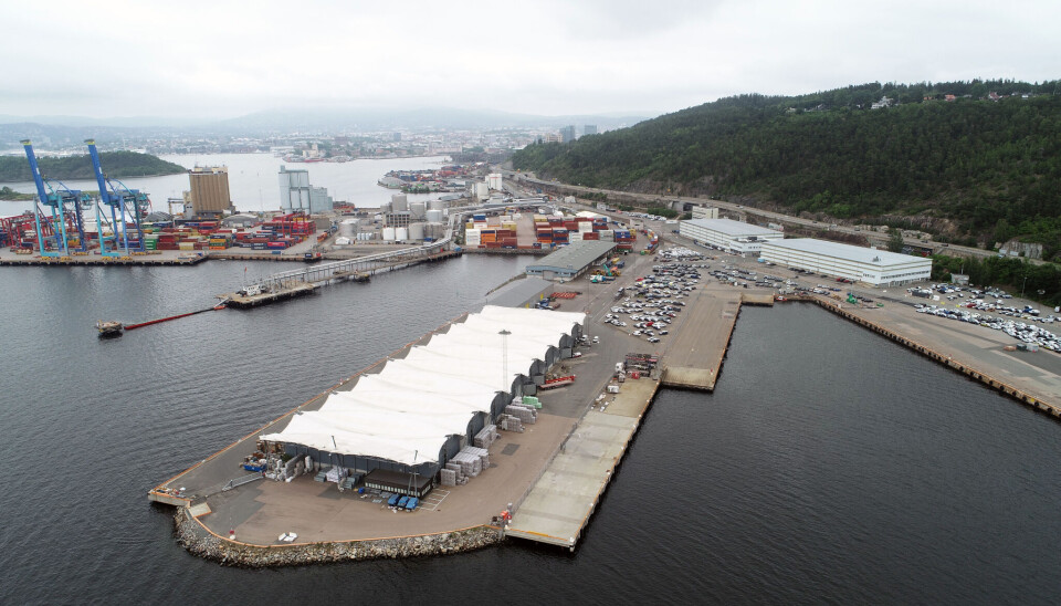 Kaiene på Kneppeskjær i Sydhavna skal oppgraderes. Planlagt utbygging av Kneppeskjær øst gir 265 meter sammenhengende kailengde.