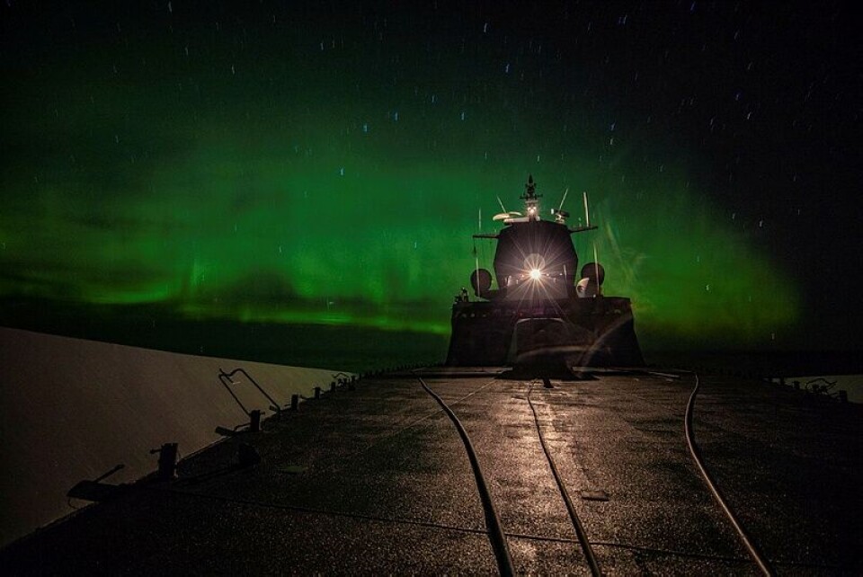 KNM «Helge Ingstad» under i arbeid under NATO-øvelsen Trident Juncture. Marius Vågenes Vilanger/Forsvaret KNM «Helge Ingstad» under i arbeid under NATO-øvelsen Trident Juncture. Marius Vågenes Vilanger/Forsvaret