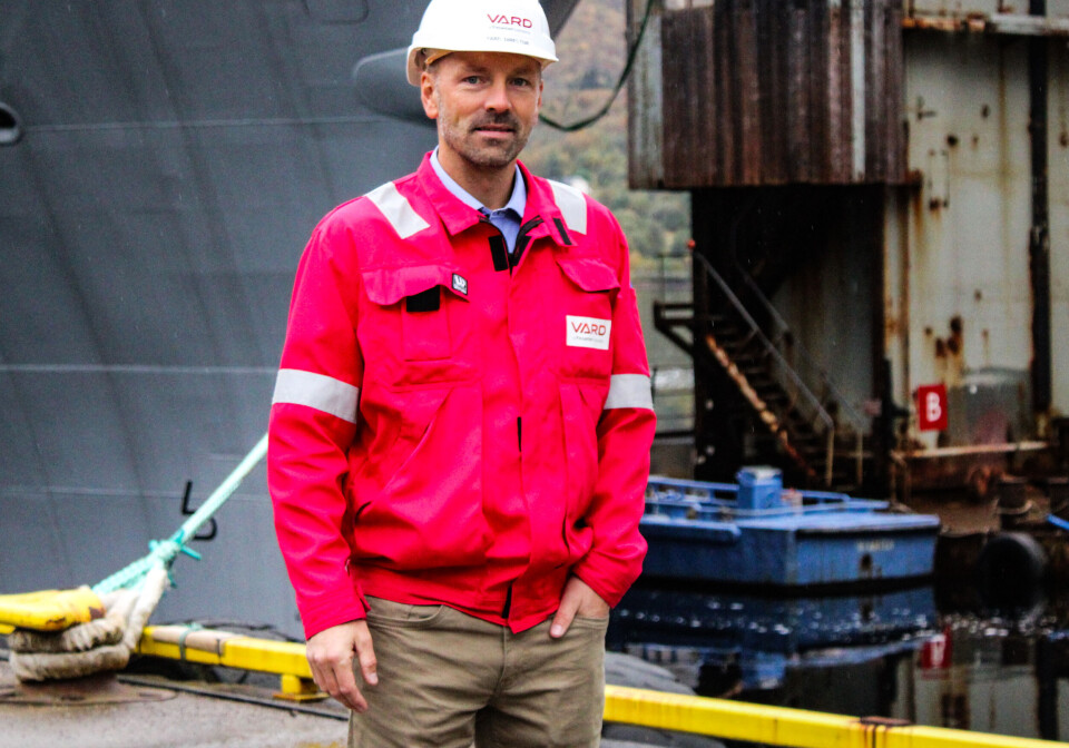 Verftsdirektør ved VARD Langsten, Ronny Opsjøn Langset.