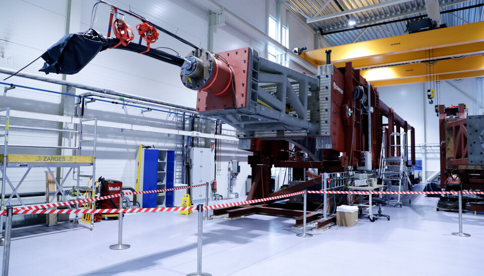 Åpnet de to første laboratoriene i Norsk havteknologisenter