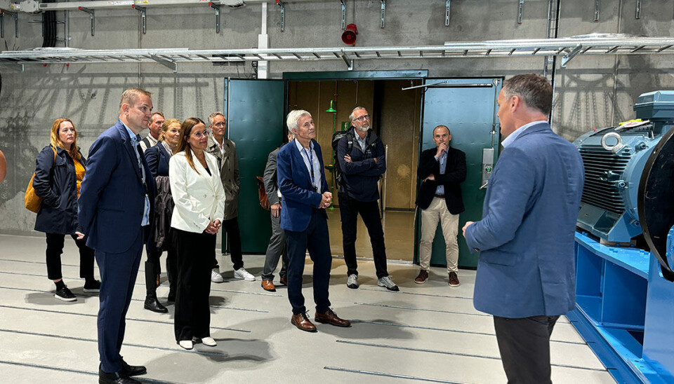 Åpnet de to første laboratoriene i Norsk havteknologisenter