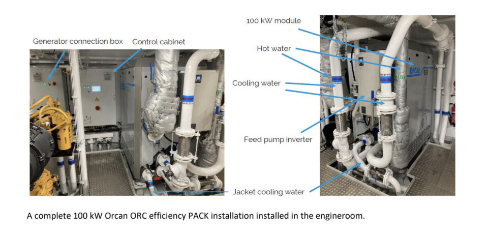Decarbonizing shipping – by power generation from waste heat