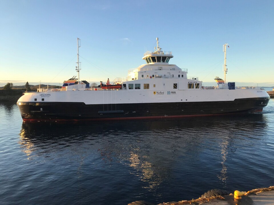 MF «Heilhorn» skal trafikkere sambandet Horn - Andalsvågen i Nordland. Foto: Torghatten