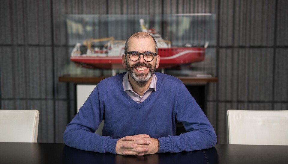 Senior ship designer at Kongsberg Maritime, Erik Leenders