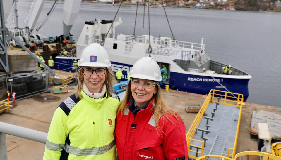 Marthe Kristine Sand together with Bjørg Mathisen Døving from Reach Subsea.