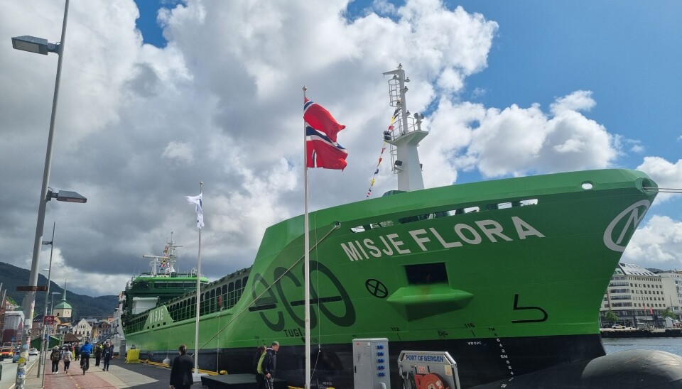 «Misje Flora» er levert fra Colombo Dockyard på Sri Lanka til Misje Rederi. Foto: Anders Huke