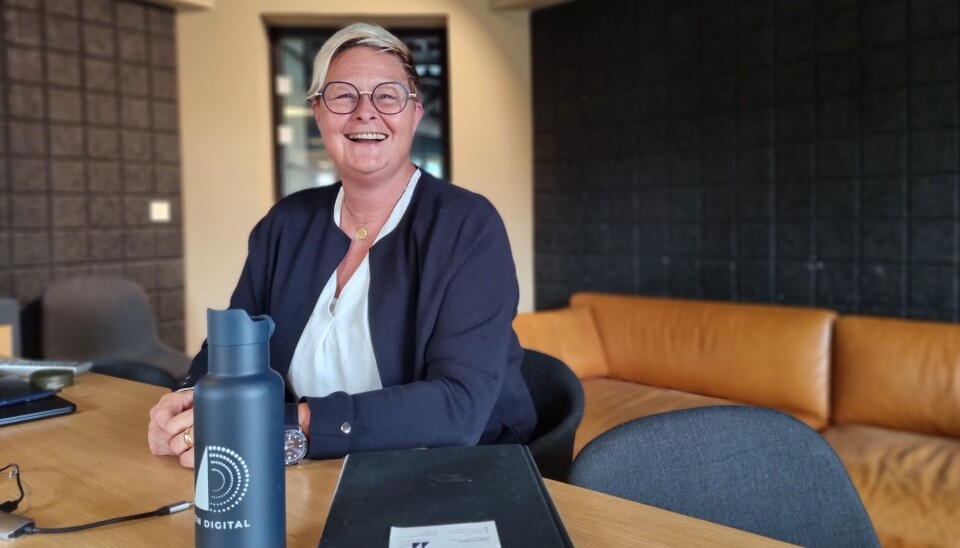 Hege Jacobsen har tatt på seg smilet for anledninga.