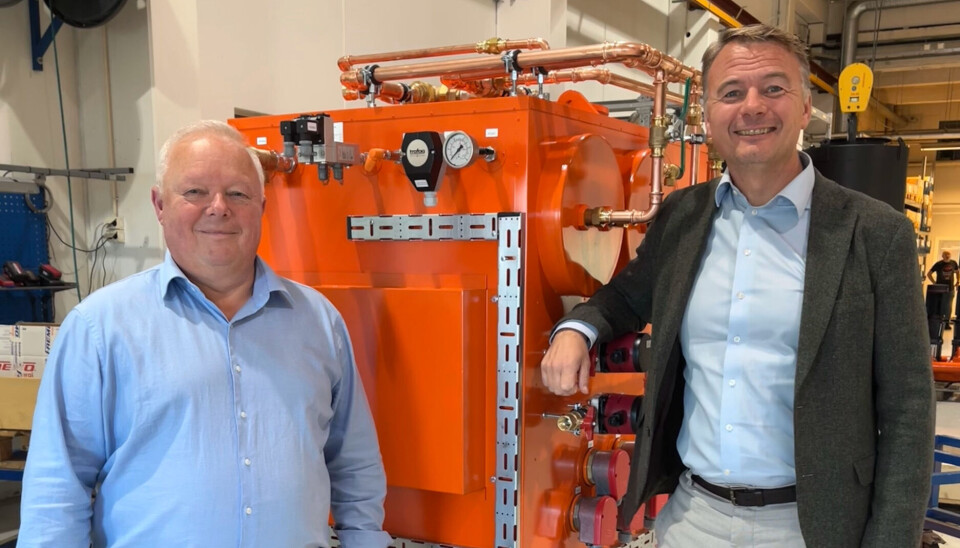 Karstein Nygård og Bernt Åge Ulstein i Ulmatec.