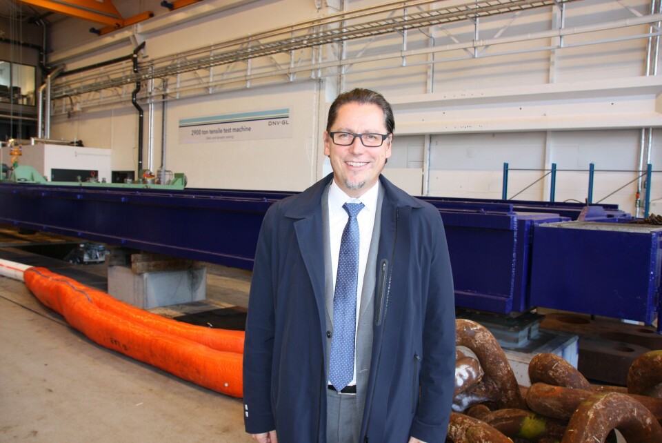 DNV GLs konsernsjef Remi Eirksen. Foto: Vibeke Blich