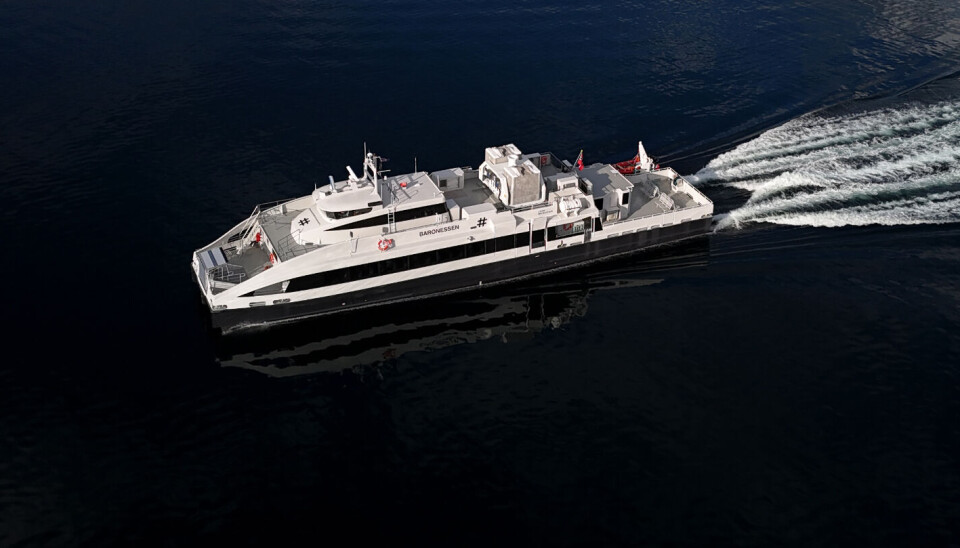 MS «Baronessen» har blitt batteridrevet.