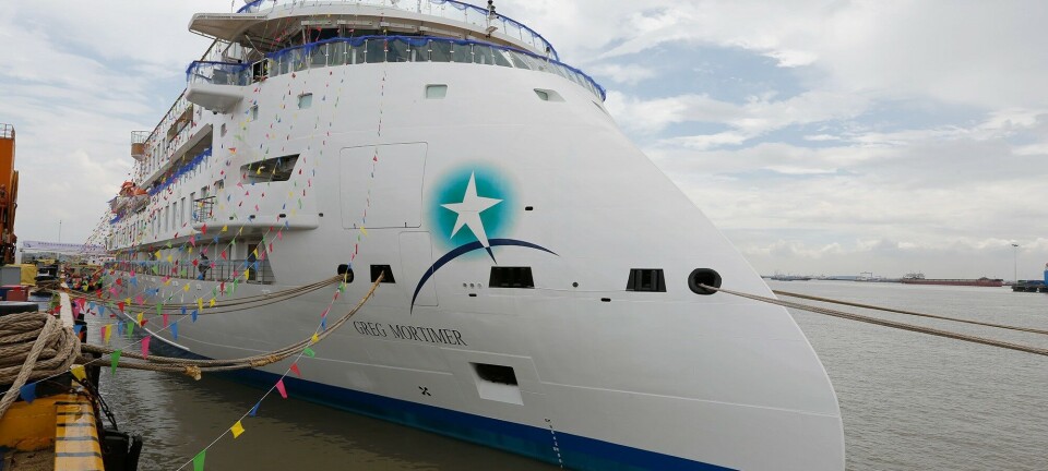 Første cruiseskip med X-Bow levert