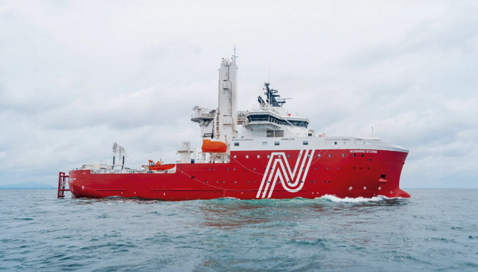 «Norwind Storm» ble levert fire uker før tiden.
