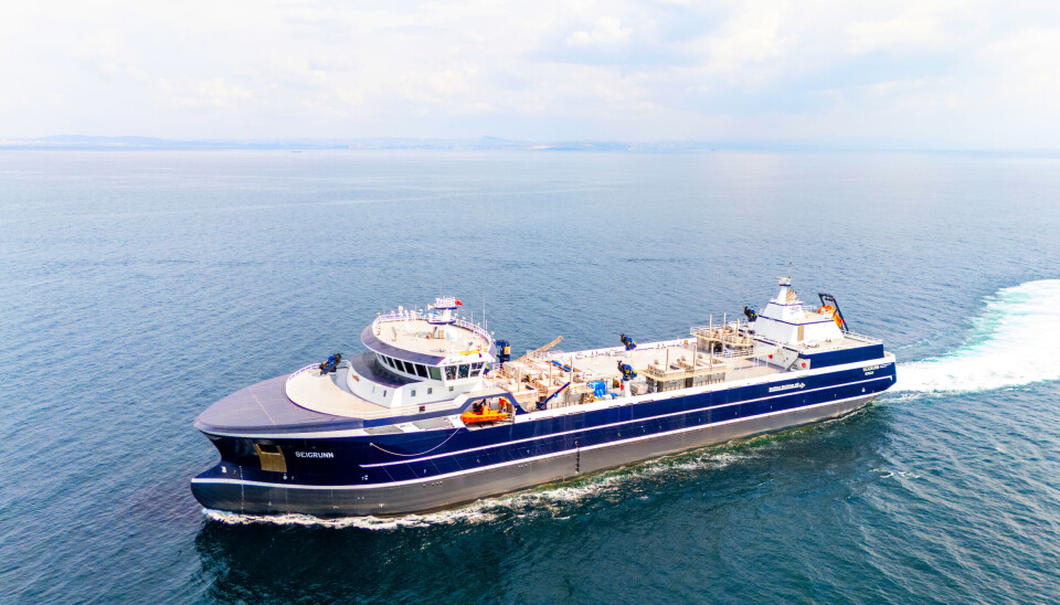 110 meter lange «Seigrunn» er overlevert til Seistar Holding fra Cemre Shipyard.