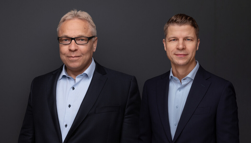 Kristian Jakobsen og Søren Karas er fra i dag i fellesskap nye CEO for Esvagt.