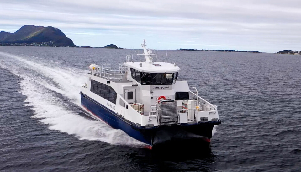 MS «Jomfruland» er levert til Kragerø Fjordbåtselskap.