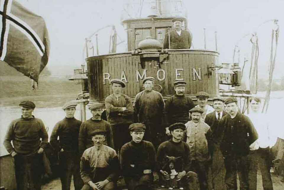 M/K “Ramoen”, første norske fiskefartøy med asdic. Foto: Terje Kjølsøy